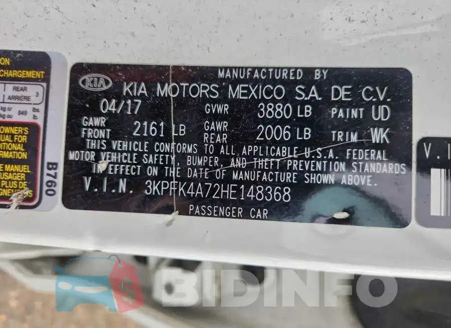 3KPFK4A72HE148368 Photo# 12