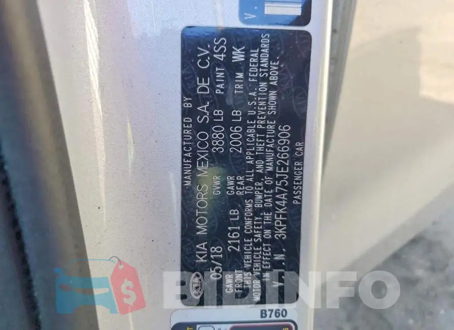 3KPFK4A75JE266906 Photo# 12