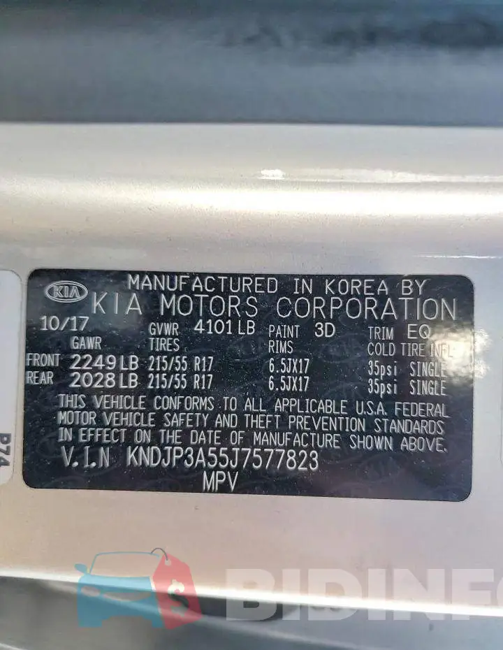 KNDJP3A55J7577823 Photo# 12