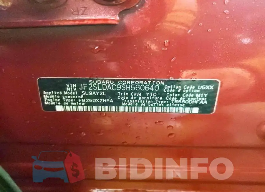 JF2SLDAC9SH560640 Photo# 13
