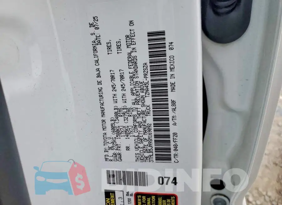 3TMLB5JN9SM169092 Photo# 12