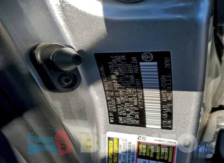 4T1F31AK5LU531811 Photo# 12