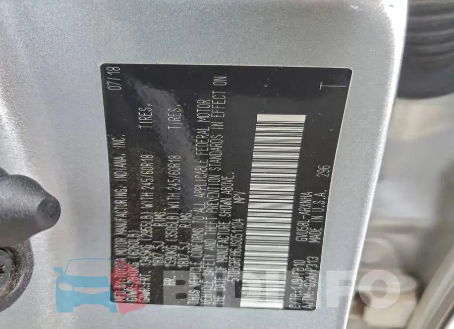 5TDBGRFH6JS051104 Photo# 14