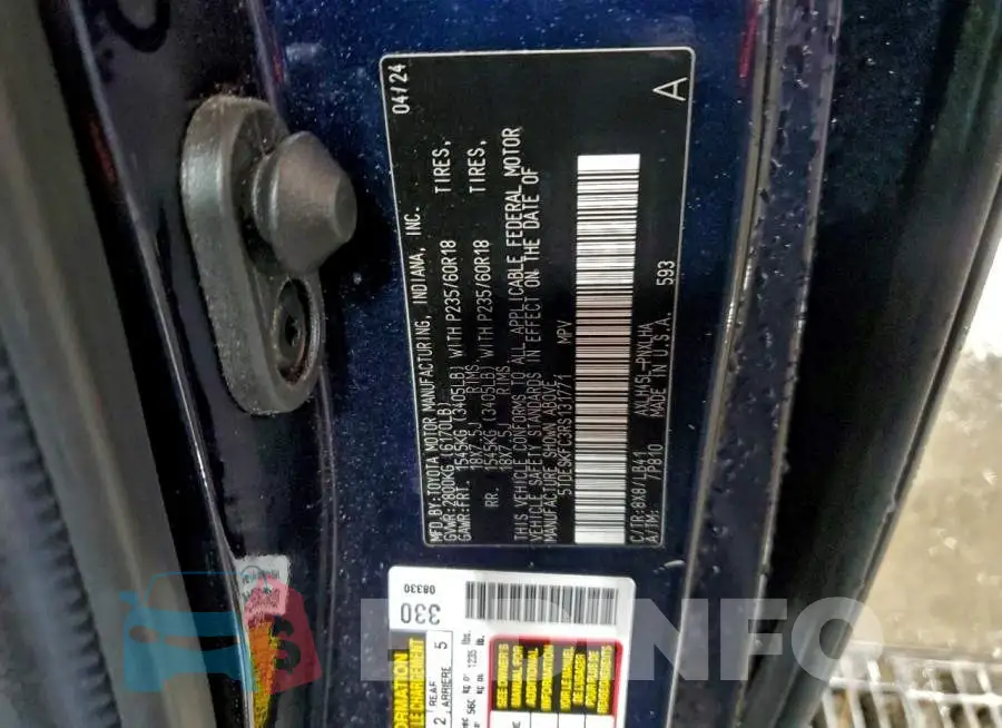 5TDESKFC3RS131771 Photo# 14