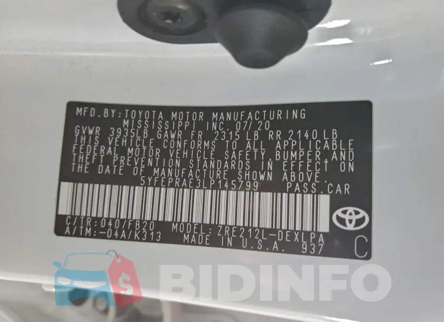 5YFEPRAE3LP145799 Photo# 12