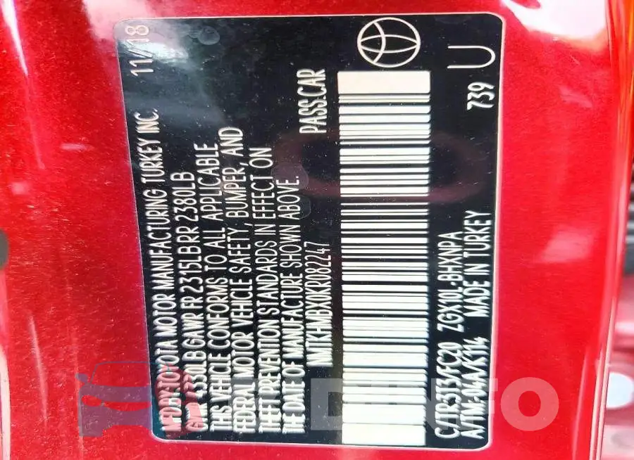 NMTKHMBX0KR082247 Photo# 14