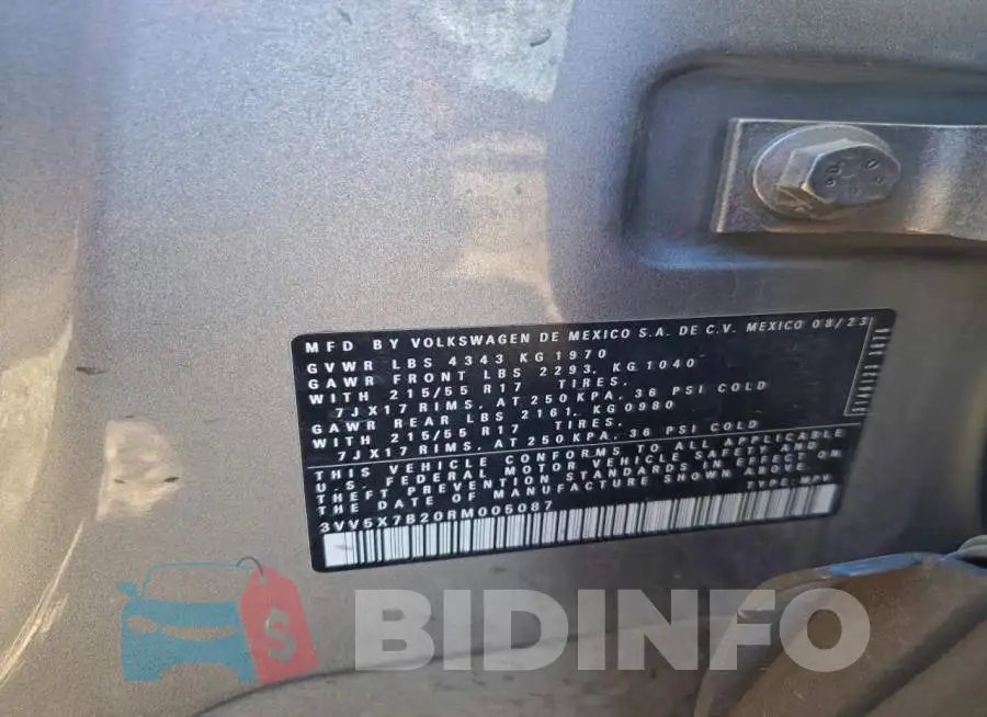 3VV5X7B20RM005087 Photo# 14