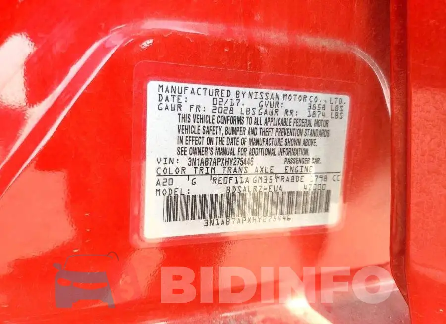 3N1AB7APXHY275446 Photo# 12