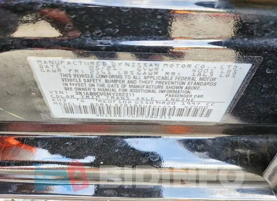 3N1AB8CV6MY282311 Photo# 13