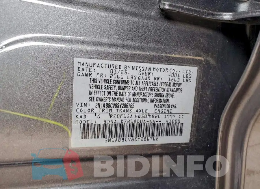 3N1AB8CV8SY286762 Photo# 12