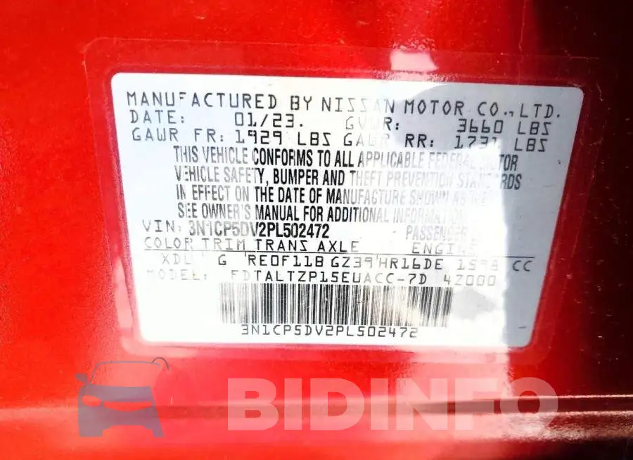 3N1CP5DV2PL502472 Photo# 12
