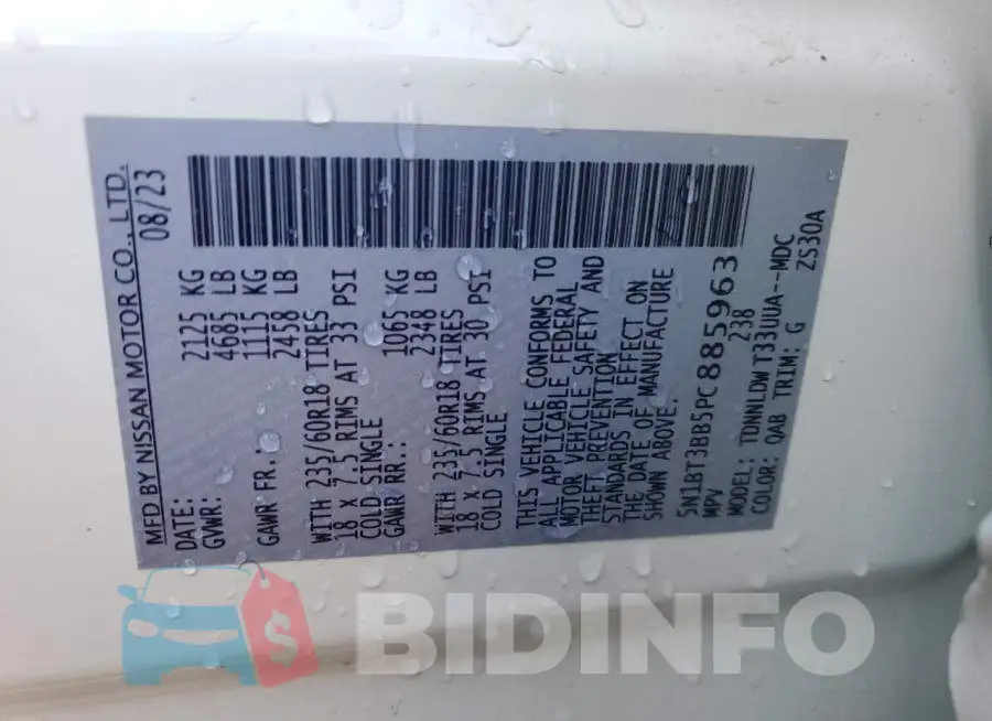 5N1BT3BB5PC885963 Photo# 13
