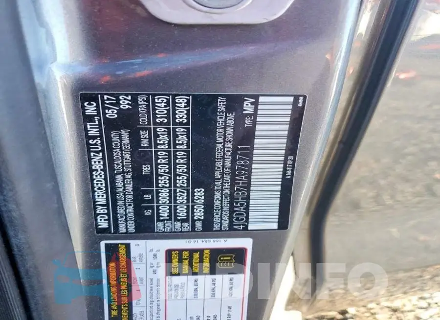 4JGDA5HB7HA978711 Photo# 14
