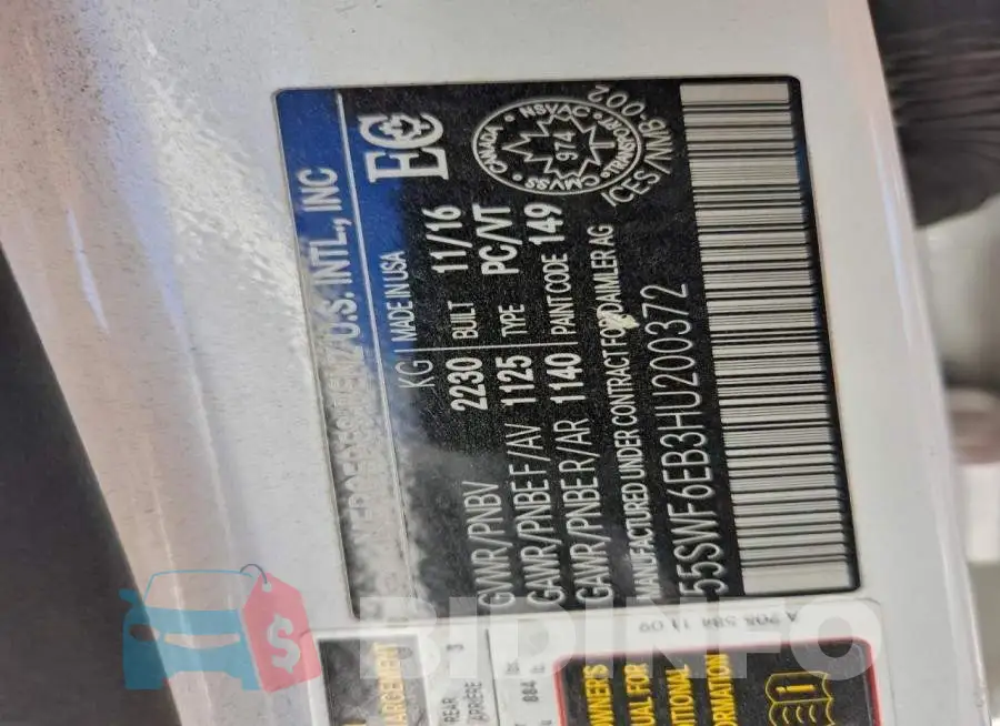 55SWF6EB3HU200372 Photo# 12
