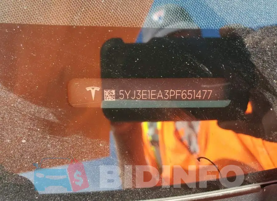 5YJ3E1EA3PF651477 Photo# 13