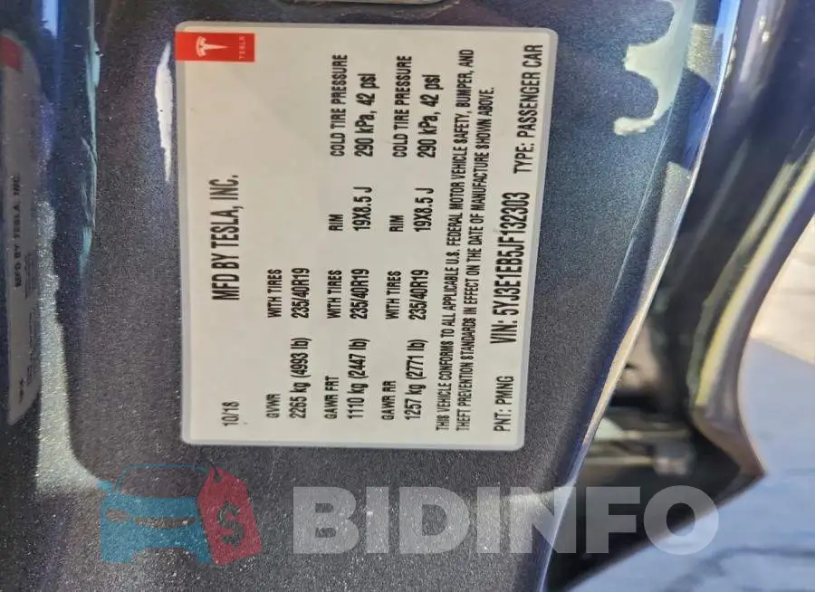 5YJ3E1EB5JF132303 Photo# 12
