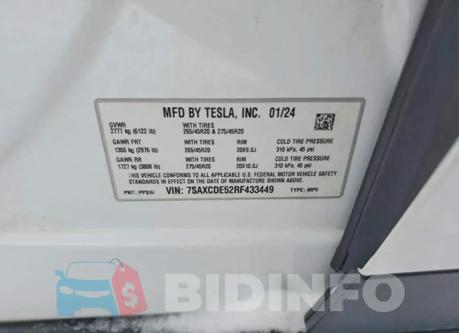 7SAXCDE52RF433449 Photo# 12