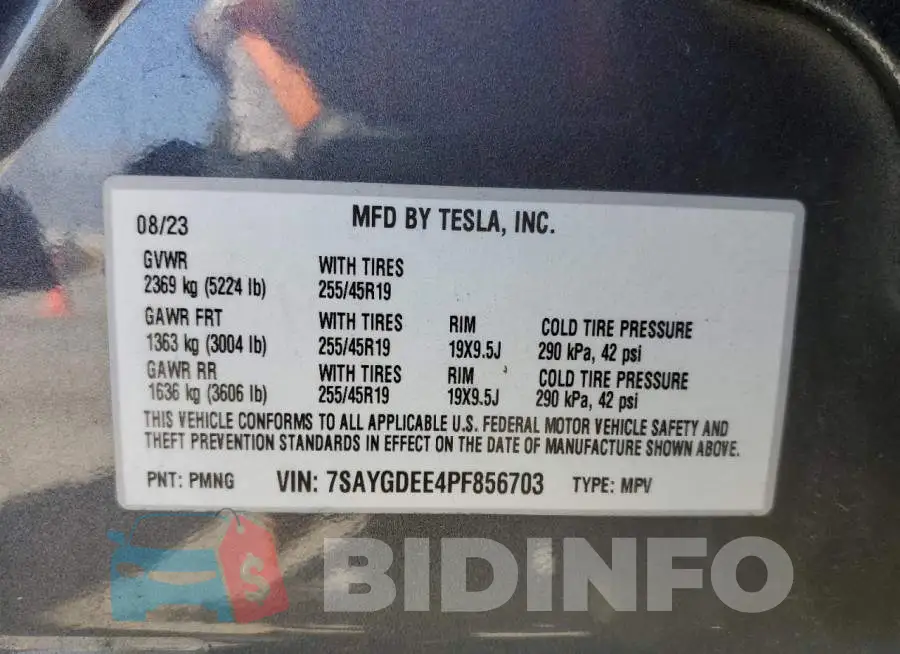 7SAYGDEE4PF856703 Photo# 12