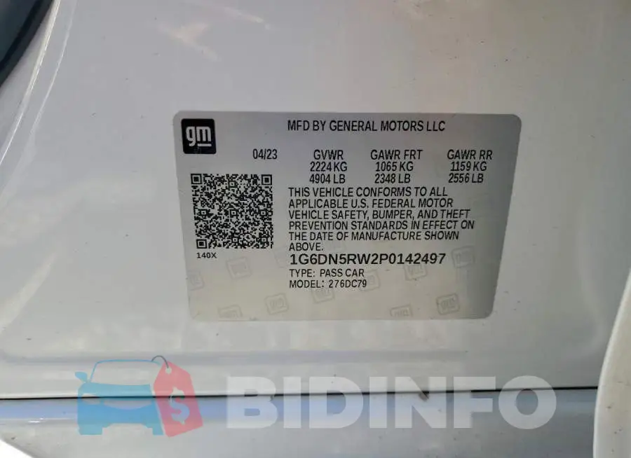 1G6DN5RW2P0142497 Photo# 12