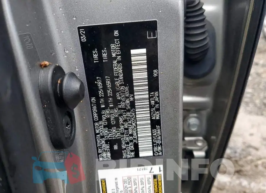 JTJDARDZ5M2253415 Photo# 13