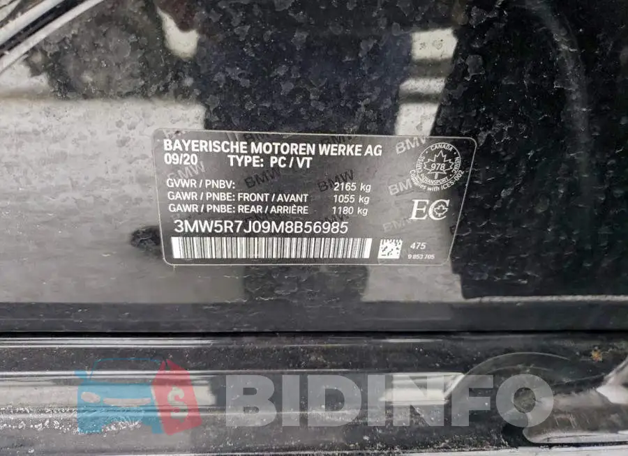 3MW5R7J09M8B56985 Photo# 13