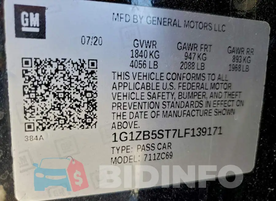 1G1ZB5ST7LF139171 Photo# 13