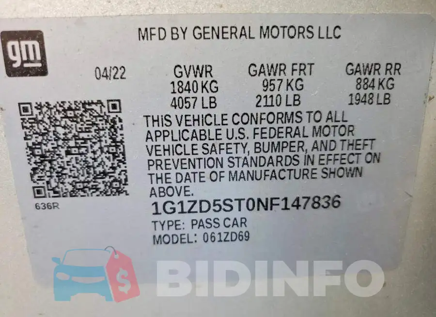 1G1ZD5ST0NF147836 Photo# 12