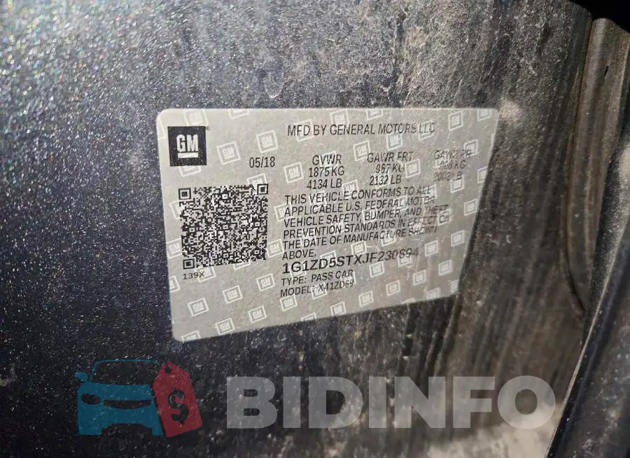 1G1ZD5STXJF230894 Photo# 12