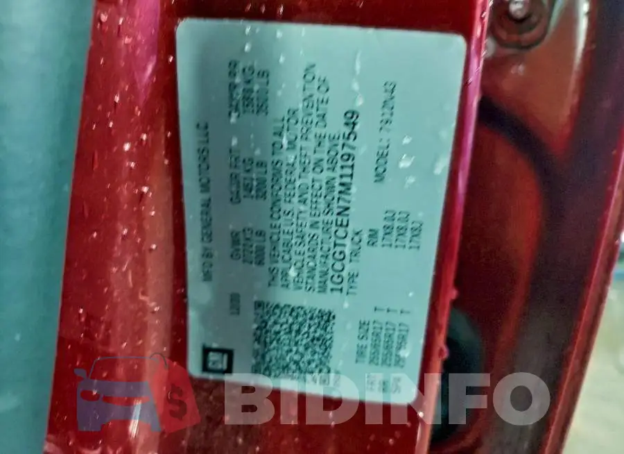 1GCGTCEN7M1197549 Photo# 12