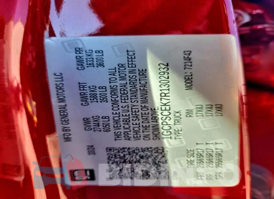 1GCPSCEK7R1302932 Photo# 12