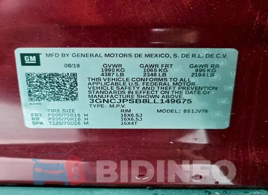 3GNCJPSB8LL149675 Photo# 12