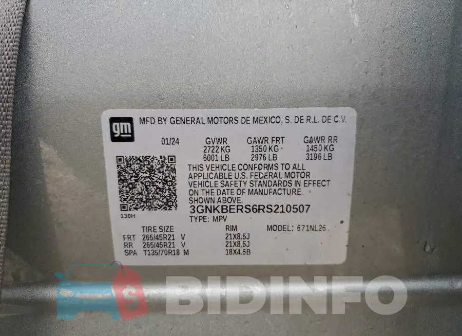 3GNKBERS6RS210507 Photo# 14