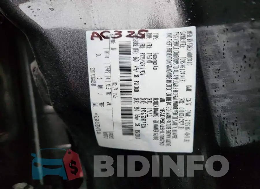 1FADP5DU5HL106760 Photo# 12