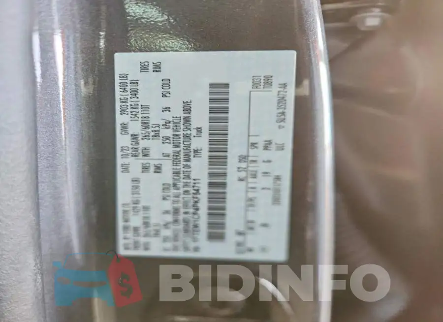 1FTEW1CP4PKF54711 Photo# 12