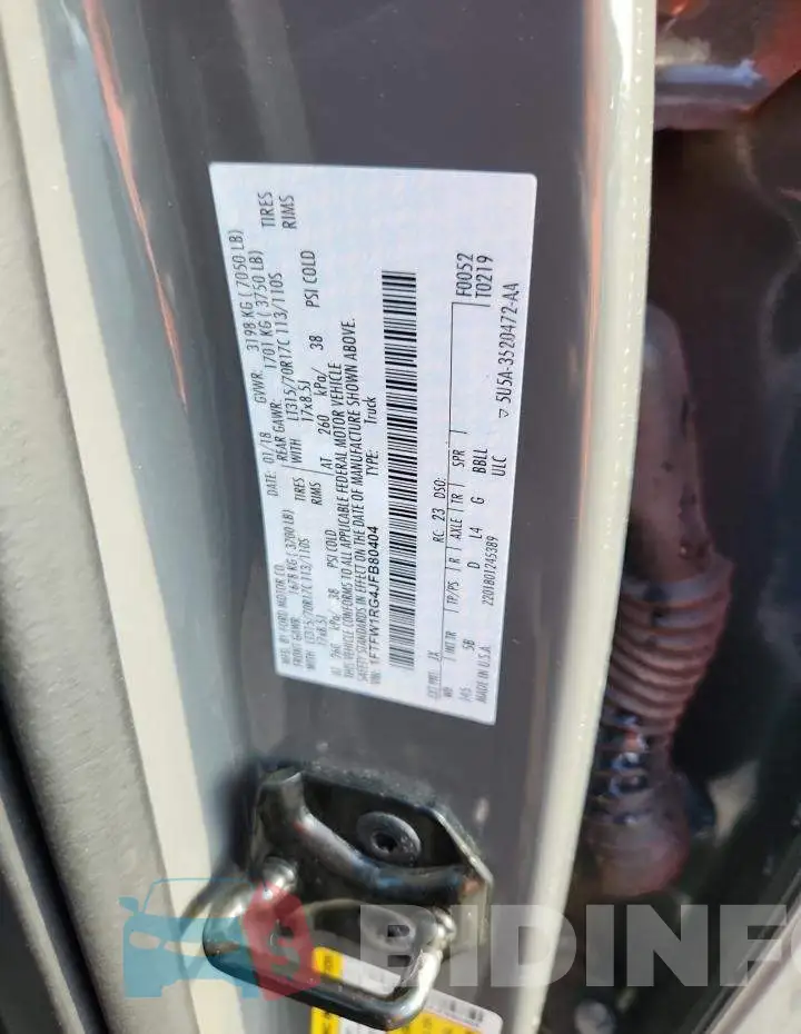 1FTFW1RG4JFB80404 Photo# 12