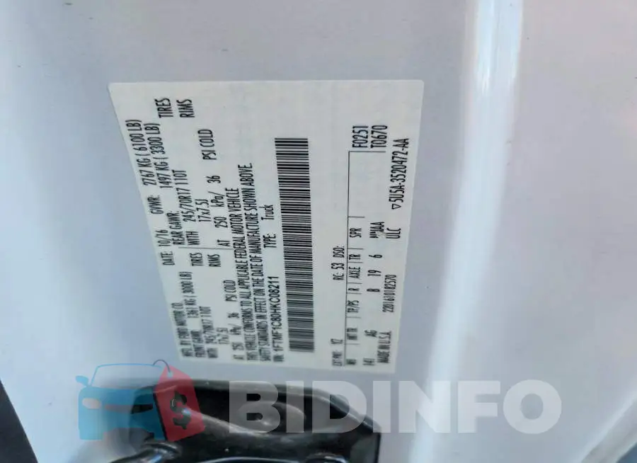 1FTMF1C80HKC08211 Photo# 13