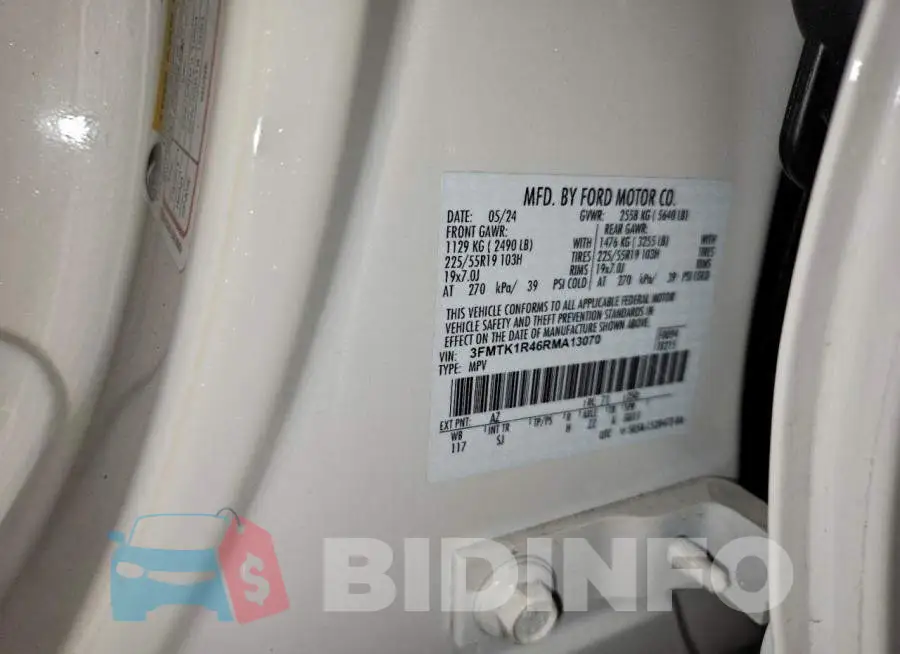 3FMTK1R46RMA13070 Photo# 13