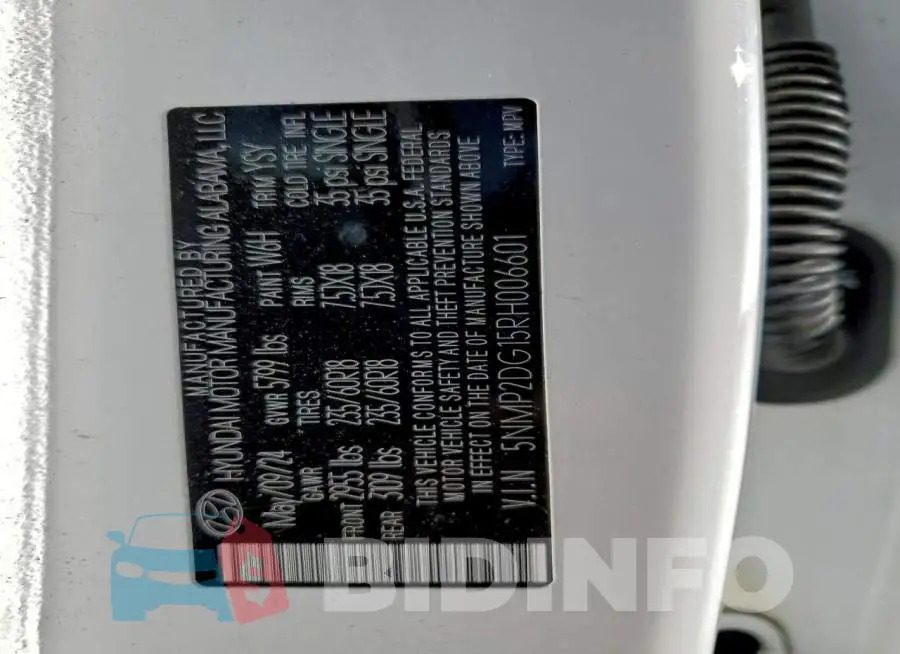 5NMP2DG15RH006601 Photo# 13