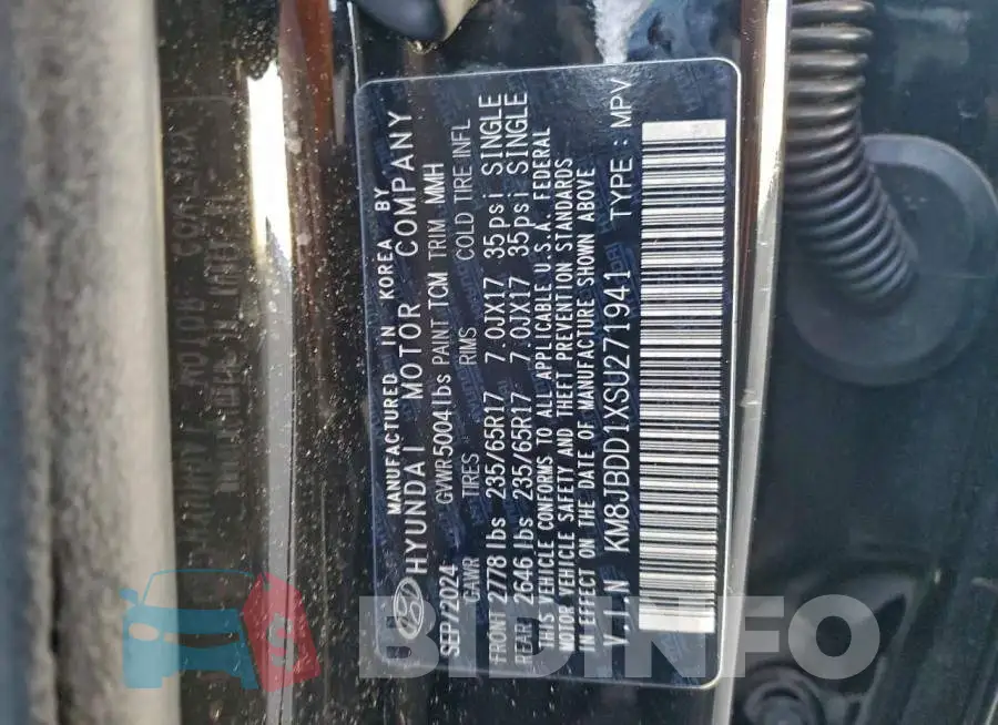 KM8JBDD1XSU271941 Photo# 12