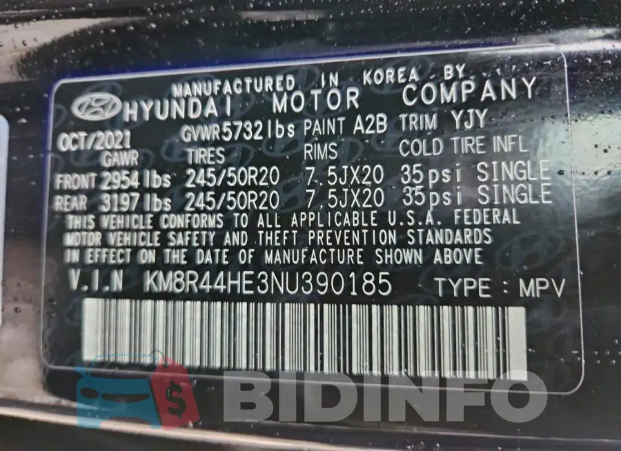 KM8R44HE3NU390185 Photo# 14