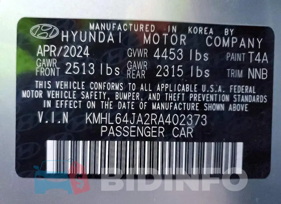 KMHL64JA2RA402373 Photo# 12