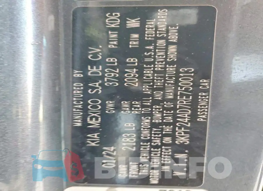 3KPF24AD7RE750013 Photo# 12