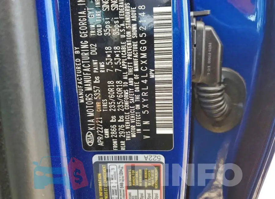 5XYRL4LCXMG052148 Photo# 13