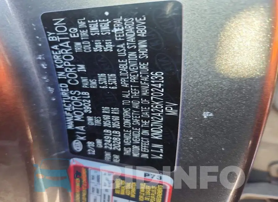 KNDJN2A26K7024136 Photo# 14