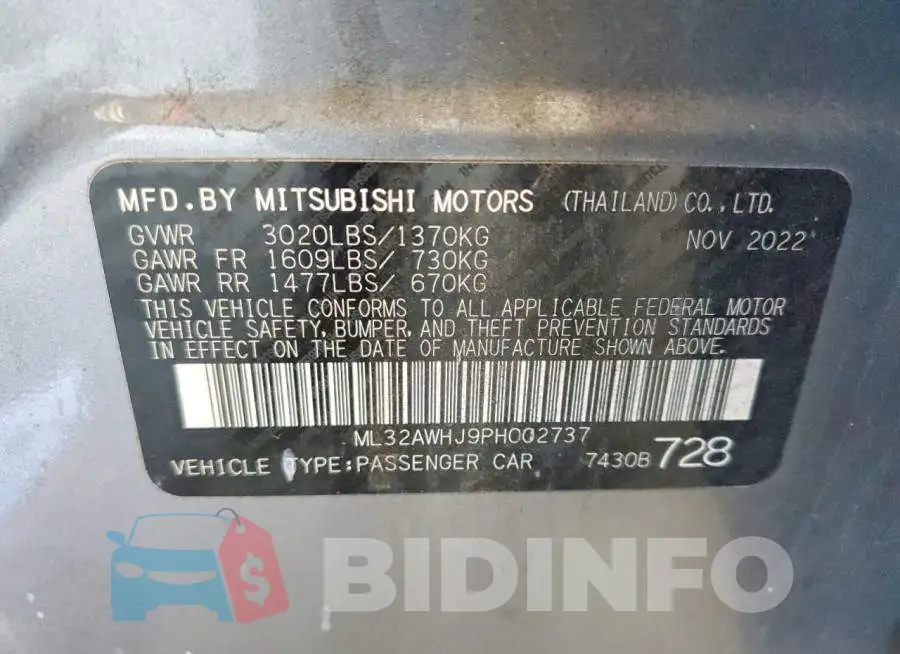 ML32AWHJ9PH002737 Photo# 12