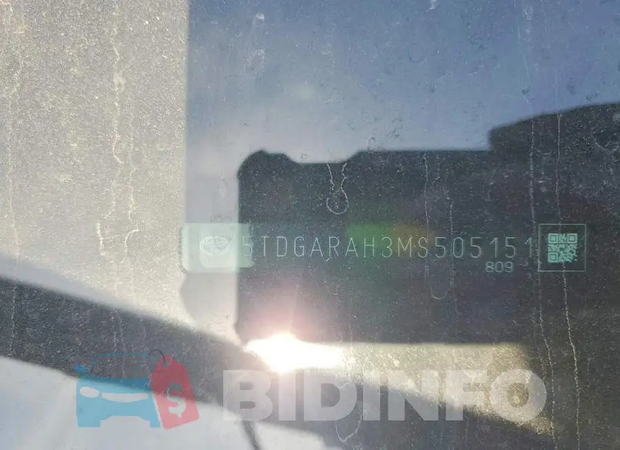 5TDGARAH3MS505151 Photo# 13