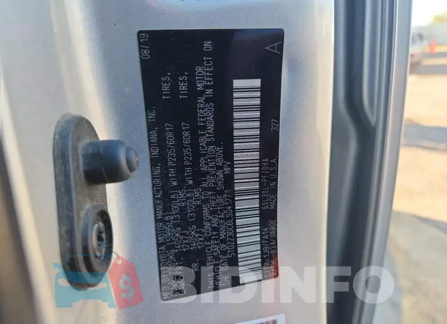 5TDZZ3DC6LS041771 Photo# 13