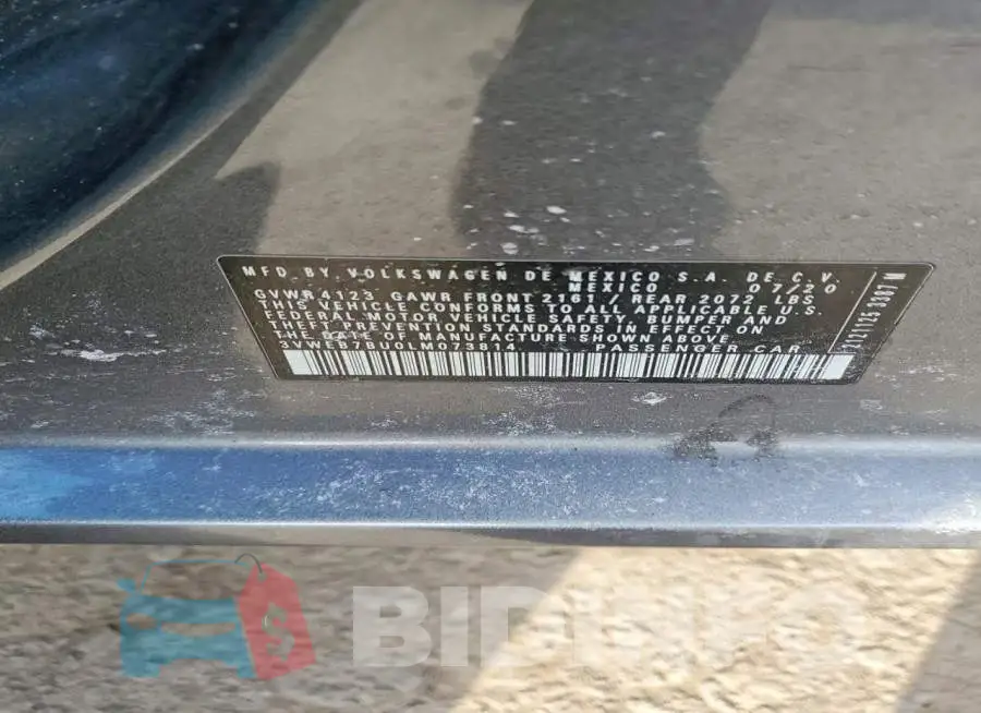 3VWEB7BU0LM073814 Photo# 12