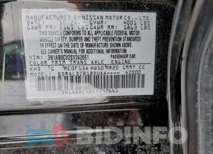 3N1AB8CV2SY242661 Photo# 12