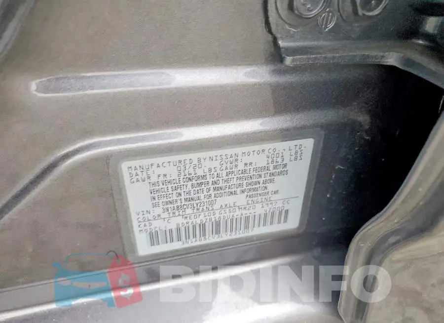 3N1AB8CV3LY231007 Photo# 12